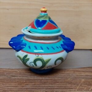 Vintage "Mediterranean Feast" Joyce Shelton Sugar Bowl